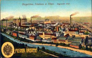 Burgerliches Brauhaus in Pilsen "Pilsen Urquell" RU orlice