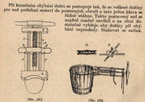 Bednářský šroub - stahovák dřevěný a stahovák kladkový